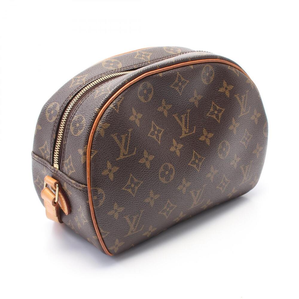 Louis Vuitton Canvas Blois Bag Leather Monogram Brown Shoulder